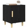 vidaXL Bedside Cabinet Black Oak 40 x 40 x 50 cm Engineered Wood