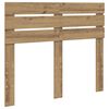 vidaXL Bed Frame Artisian Oak 135 x 190 cm Solid Pine Wood