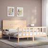 vidaXL Bed Frame without Mattress 160x200 cm Solid Wood Pine
