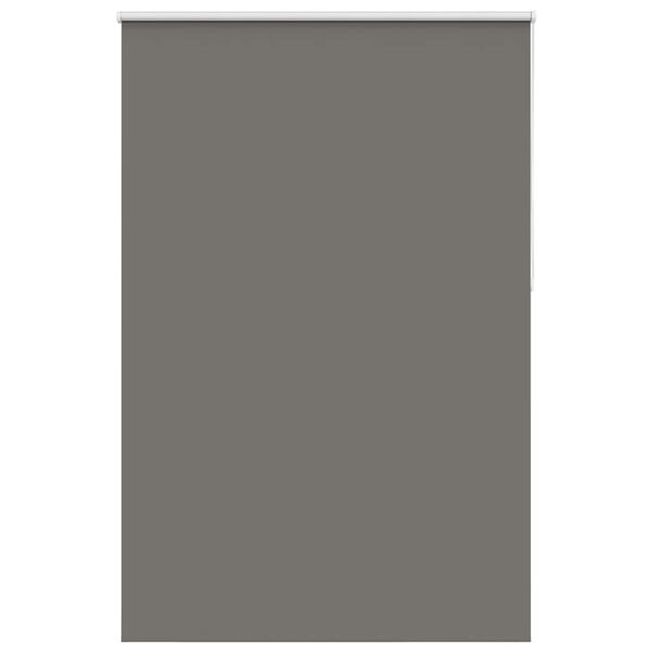 vidaXL Roller Blind Blackout Grey 155x230 cm Fabric Width 151.6 cm Polyester