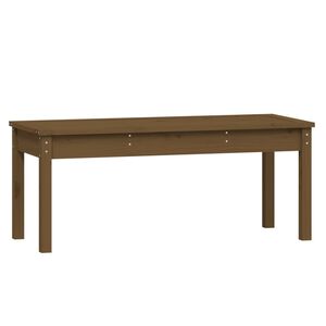 vidaXL Garden Bench Honey Brown 109x44x45 cm Solid Wood Pine