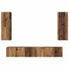 vidaXL TV Cabinet Set Wall-mounted 5 pcs Old Wood Engineered Wood