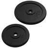 vidaXL Barbell and Dumbbell with Plates 120 kg Cast Iron