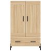 vidaXL Highboard Sonoma Oak 69.5x31x115 cm Engineered Wood