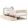 vidaXL Bed Frame without Mattress 90x200 cm Solid Wood Pine