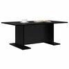 vidaXL Coffee Table Black oak 103.5 x 60 x 40 cm Engineered wood