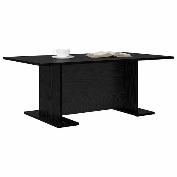 vidaXL Coffee Table Black oak 103.5 x 60 x 40 cm Engineered wood