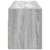 vidaXL Bathroom Wall Cabinet Grey Sonoma 100x25x30 cm Engineered Wood