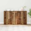 vidaXL Sideboard 2 pcs Old Wood 60 x 31 x 70 cm Engineered Wood