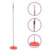 vidaXL Plate Swing | Red | Polyethylene | Large | Swing Seat | Round