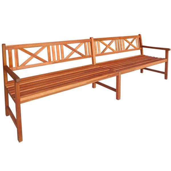 vidaXL Garden Bench 240 cm Solid Acacia Wood