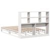 vidaXL Bookcase Bed without Mattress White 160x200 cm Solid Wood