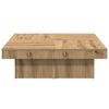 vidaXL Coffee Table Artisan Oak 90x90x28 cm Engineered Wood