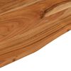 vidaXL Desk Top 110x80x2.5 cm Rectangular Solid Wood Acacia