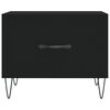 vidaXL Coffee Table Black 50x50x40 cm Engineered Wood