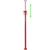 vidaXL Acrow Prop 280 cm Red