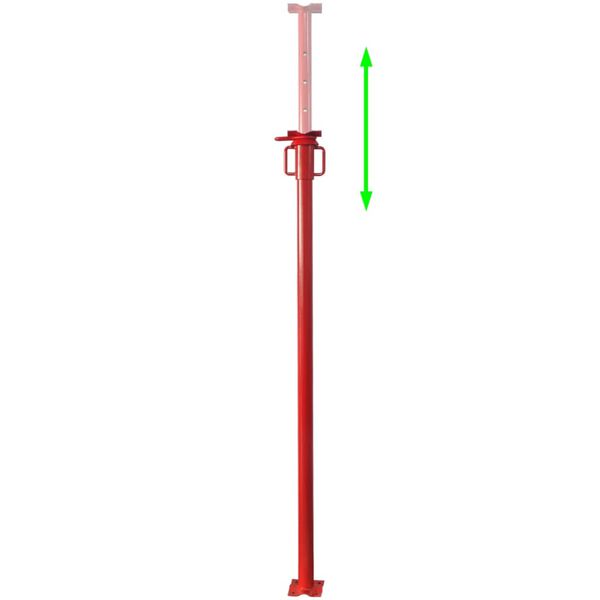 vidaXL Acrow Prop 280 cm Red