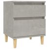 vidaXL Bedside Cabinets 2 pcs Concrete Grey 40x35x50 cm