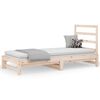 vidaXL Pull-out Day Bed without Mattress 2x(90x190) cm