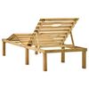 vidaXL Garden Sun Lounger Impregnated Pinewood