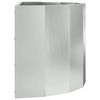 vidaXL Planter Silver 60 x 30 x 35 cm Galvanised Steel
