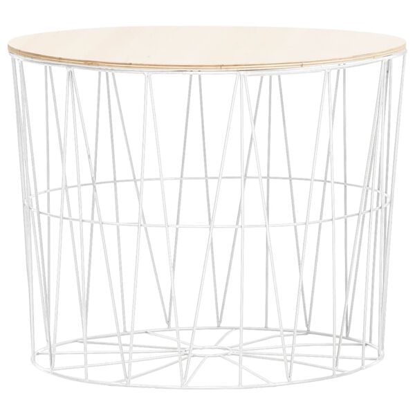 vidaXL Coffee Table 4 pcs White