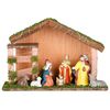 HI Light Up Christmas Nativity Scene Sew Wood LED Decoration Ornament