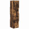vidaXL Corner Cabinet Smoked Oak 25.5x25x102cm Engineered Wood