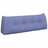 vidaXL Back Pillow Jeans Blue 140 x 24 x 50 cm Fabric