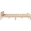 vidaXL Bed Frame without Mattress 150x200 cm King Size Solid Wood Pine