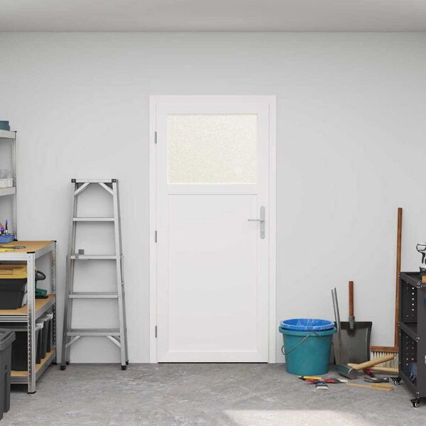 vidaXL Side Entrance Door 88 x 198 cm PVC