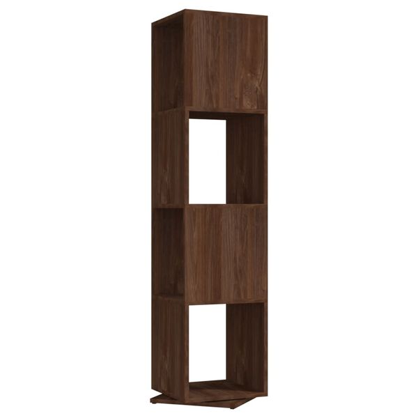 vidaXL Rotating Cabinet Brown Oak 34.5x34.5x75.5 cm Engineered Wood