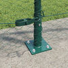 vidaXL Fence Post Green 25 x 0.8 m (25 mm mesh) Steel and PVC