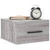 vidaXL Wall-mounted Bedside Cabinet Grey Sonoma 35x35x20 cm