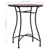 vidaXL Mosaic Bistro Table Brown 60cm Ceramic