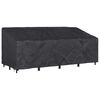vidaXL Garden Bench Cover Black 220 x 100 x 89 cm 420D oxford fabric