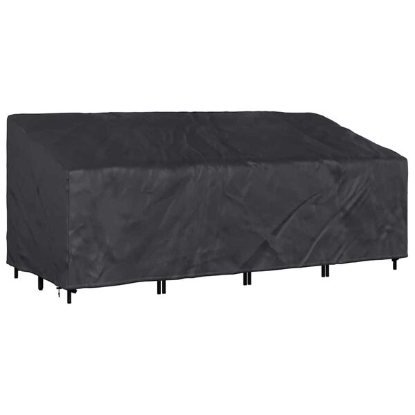 vidaXL Garden Bench Cover Black 220 x 100 x 89 cm 420D oxford fabric
