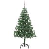 vidaXL Christmas Tree with 150 LEDs with Stand Green 150 cm PVC