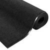 vidaXL Doormat Other Black 120 x 350 cm Polyamide and PVC