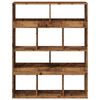 vidaXL Bookcase Old Wood 100x33x125.5 cm Engineered Wood