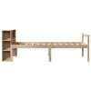 vidaXL Bookcase Bed without Mattress 90x190 cm Single Solid Wood Pine