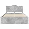 vidaXL Bed Frame with Headboard Concerte 160 x 200 cm Solid Pine Wood