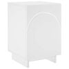 vidaXL Bedside Cabinet White 33.5 x 34.5 x 50 cm Engineered Wood