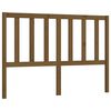 vidaXL Bed Headboard | Honey brown | Solid pine wood | 141 cm | Bed Headboard