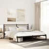vidaXL Metal Bed Frame without Mattress Sonoma Oak 183x213 cm