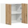 vidaXL Kitchen Wall Cabinet Lyon&nbsp;Artisan Oak&nbsp;60x31x60 cm Engineered Wood