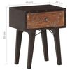 vidaXL Bedside Cabinet 40x30x50 cm Solid Reclaimed Wood