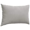 vidaXL Sofa Pillows 2 pcs Light Grey 60 x 40 cm Fabric