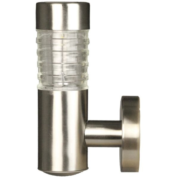 Luxform Solar LED Garden Wall Lights Tacoma 2 pcs Silver 34245