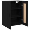 vidaXL Wall-mounted Cabinet Black Oak 69.5 x 34 x 90 cm